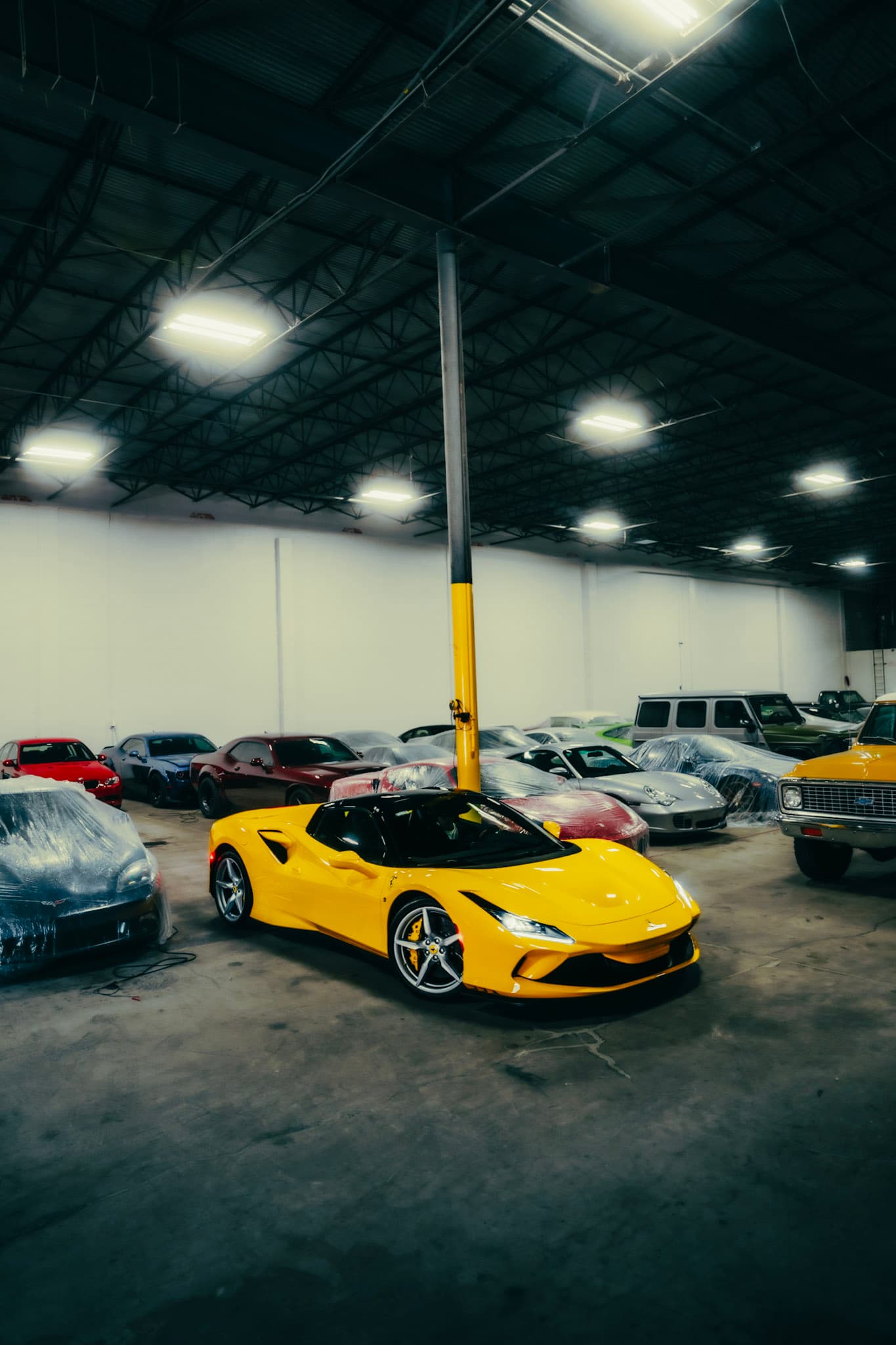 Interior of the Cheval Noir private storage facility in Atlanta